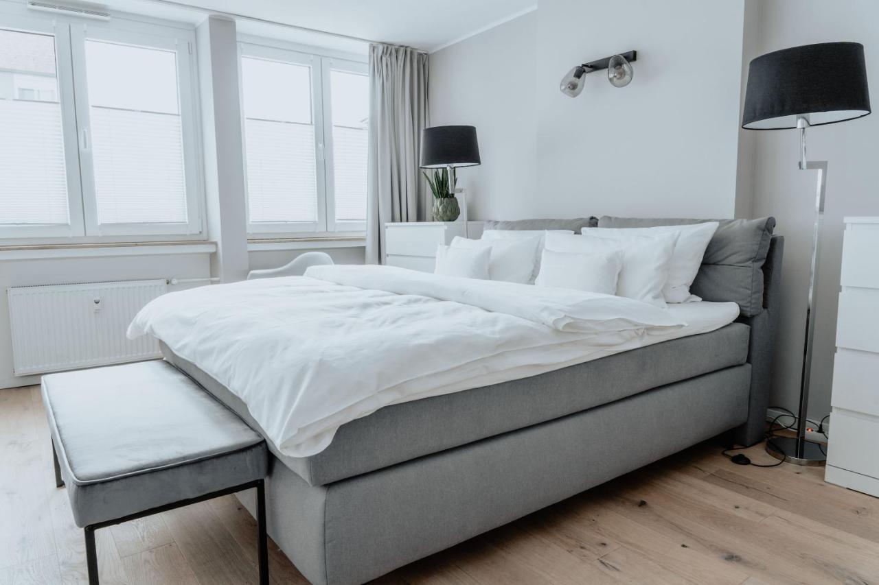 2-Zimmer City Apartment 57M² Mit King Size Bett Und Kueche Munster  Eksteriør bilde