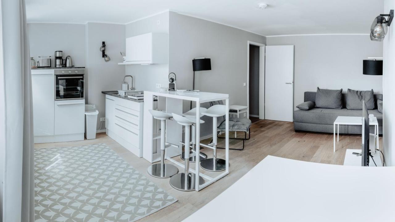 2-Zimmer City Apartment 57M² Mit King Size Bett Und Kueche Munster  Eksteriør bilde
